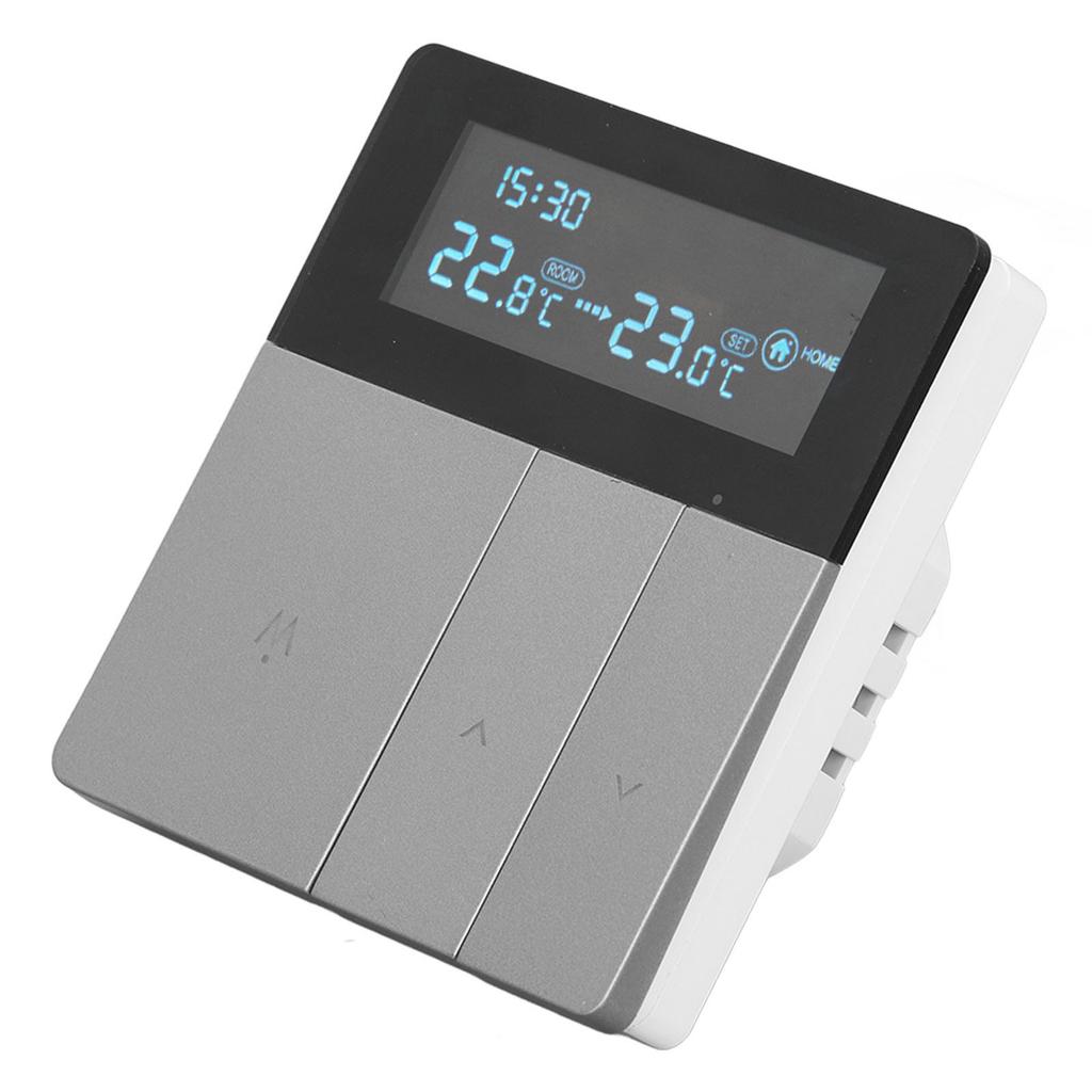 16A Smart Color Thermostat Programmable Smart Electric Heating Thermostat for Shopping Malls Hotels AC 90V‑240V