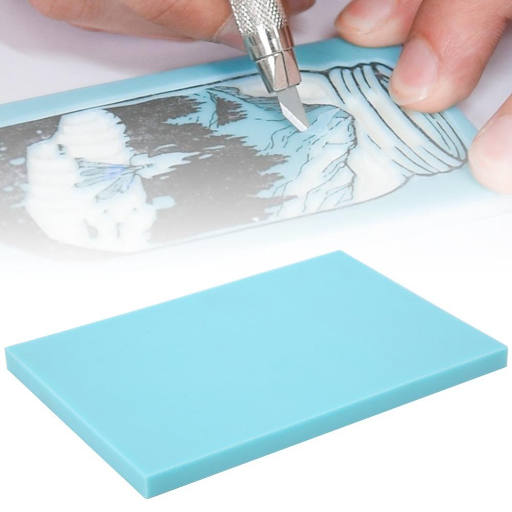 15 x 10 x 0,8 cm DIY Radiergummi-Block Farboptionen Stempel-Schnitzblock Druckgrafik