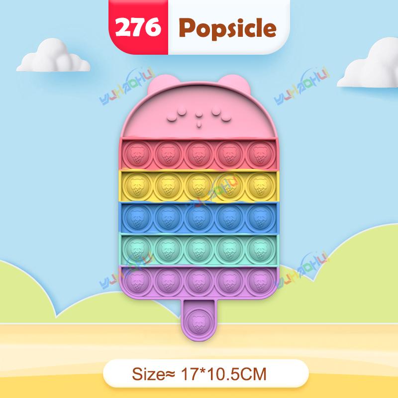 Rainbow Pop Push Bubblle Fidget Anti Stress Relief Toys for Adult Children Special Needs Sensory Toys Interactive Toys for Kids