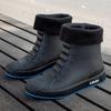 Rain Shoes Short Tube Waterproof Water Shoes Non-slip and Warm Men's Rain Boots Women's Kitchen Velvet Wear-resistant New Rubber Shoes Water Boots
