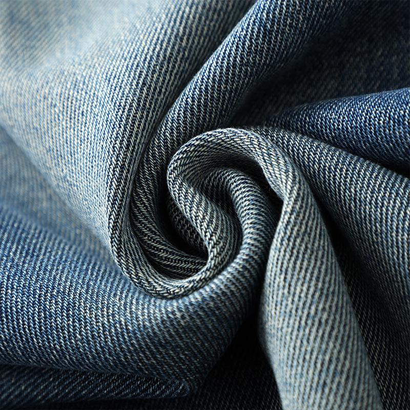 2025 Women's Petite Loose Drape Cropped Straight-Leg Jeans for Spring & Autumn