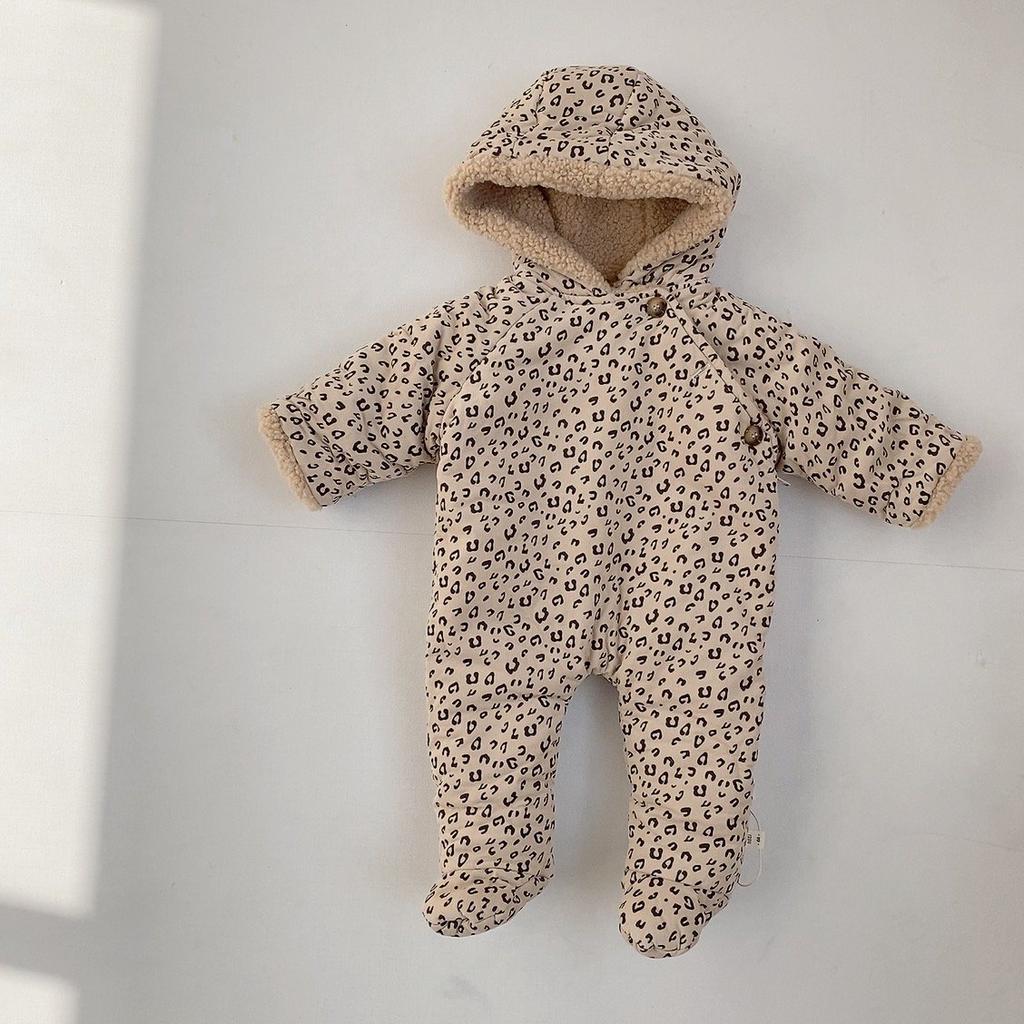 Children's Winter Cotton Jacket Baby Children's Lamb Fleece Thickened Jacket Baby Winter Warm Top Girls' Fleece Cotton Jacket