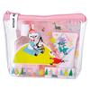 Moomin Cute Pouch Rose Scent Soap Hand Luxurious Clear Set, (Hand & Cream, Pouch)