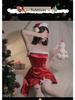 Guiruo Damen Weihnachts-Nachthemd Lingerie Set - Sexy, Schlankmachende Taille, Versuchung.