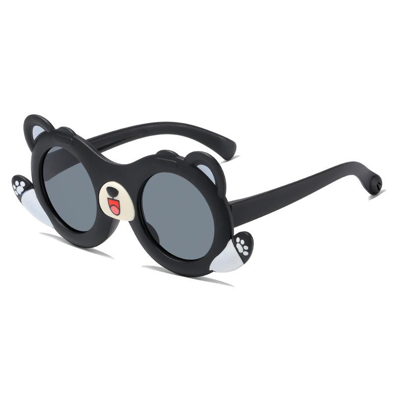 New Children Little Bear Round Form Sunglasses Girl Brand Designer Fashion Sun Glasses Cute Baby Outdoor Sunshade Eyewear Uv400