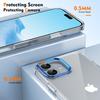 For iPhone 16 Clear Phone Case Hard PC Anti-Scratch Mobile Phone Back Cover