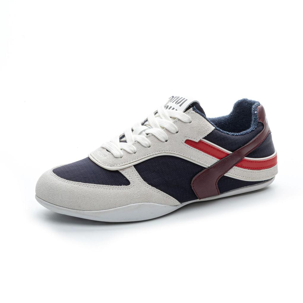 Soft sole soft surface 2025 summer new lace-up collision color matching German training shoes for women, comfortable and breathable flat-soled Forrest