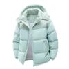 Thickened Cotton Jacket for Men Winter Windproof Warm Hooded Coat Casual Wear Outerwear