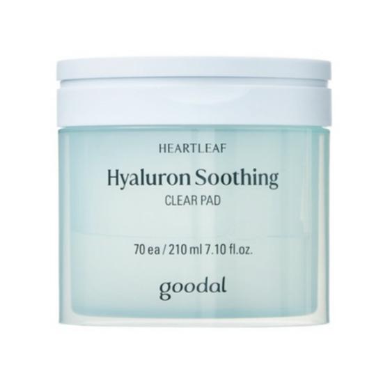 GOODAL Heartleaf Hyaluron Soothing Clear Pad Calming Care 70pcs