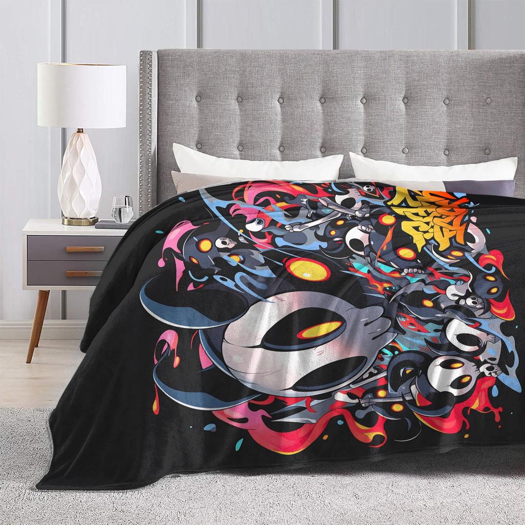 Hollow Knight Silksong Blanket  Warm Fashion Plush Throw Blanket For Child Couch Chair Flannel Bedspread Bed Cover