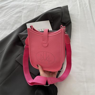 Bella borsa casual di grande capacità 225 nuova moda a mano tinta unita semplice verticale a spalla a tracolla a secchiello