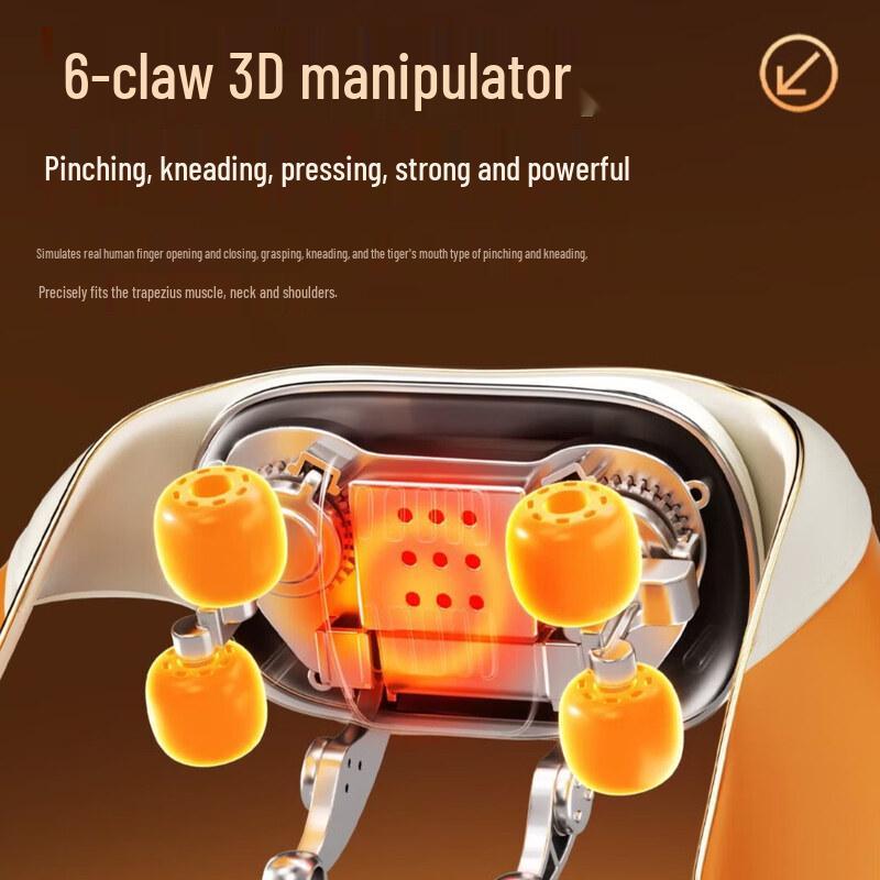 AUX Heated Kneading Neck and Shoulder Massager CN plug (adapter included)