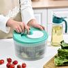 Centrifuga per Insalata di Verdure Lattuga Foglia Verdura Disidratatore Verdure Lavatrice Asciugatrice Scolapiatti Contenitore Scolapasta Per Lavare Asciugare Foglie