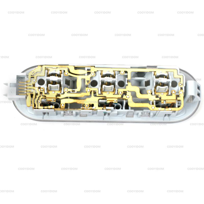 1PCS 3-Botton Car Interior Dome Reading Light Ceiling Lamp For Nissan Qashqai Sunny Micra / March Renault Dacia