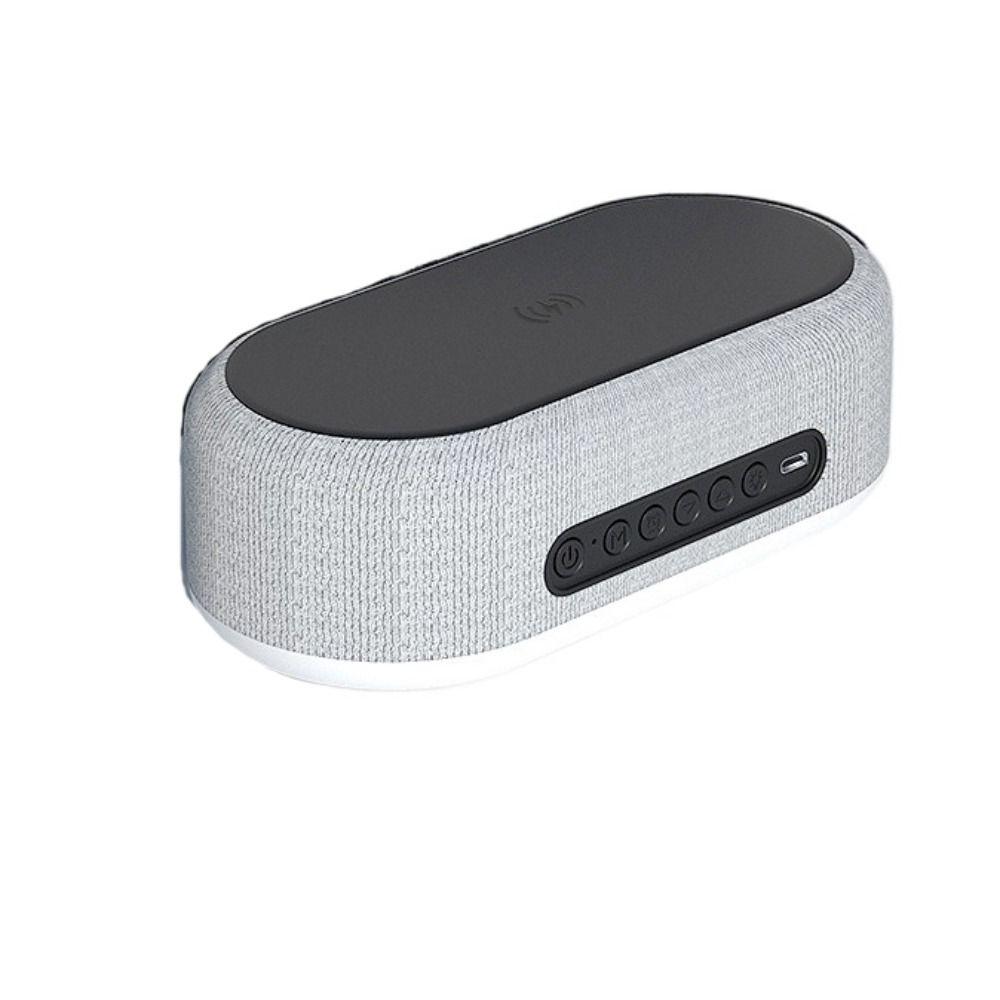 

15W Alarm Clock Durable LED Light Night Light Fast Charging Dock Station Bedroom чёрный