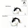 Large Mouse Pad Yin-yang Fish HD Black & White Sakura Computer Office Table Pc Gaming Non-slip Japanese Kawaii Desk Accessories