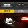 2Pcs 6000K White LED License Number Plate Light Bulb for Ford Edge EcoSport Ranger C-Max Transit 150 250 350HD Jaguar XJ XF