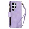 Luxury Leather Phone Case for Samsung Galaxy S26 Ultra S25 Edge S24 Plus S23 FE S22 S21 S20 Note 20 Hand Strap Card Wallet Cover