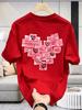 Couple Sportscraut Cotton Short Sleeve Tshirt Young Unisex And Unisexs Summer Ins Loose Casual Half Sleeve Top