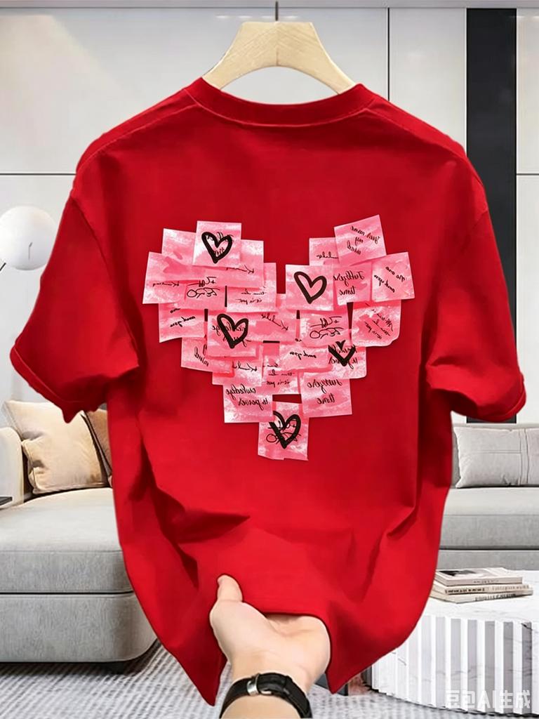 Couple Sportscraut Cotton Short Sleeve Tshirt Young Unisex And Unisexs Summer Ins Loose Casual Half Sleeve Top