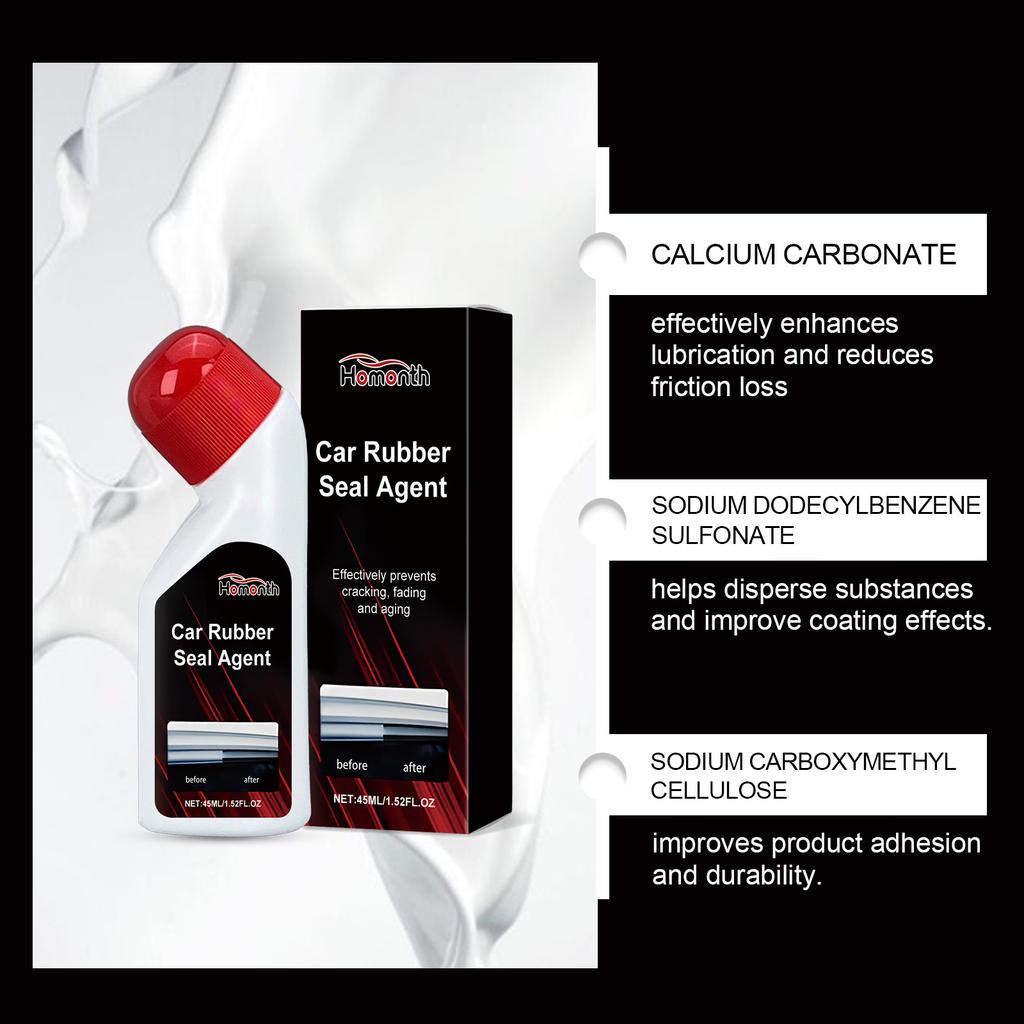 Car Rubber Care Agent–Anti-Aging, Repairs,Restores Black Luster,Resists High & Low Temperatures,Gentle Formula,Non-Corrosive