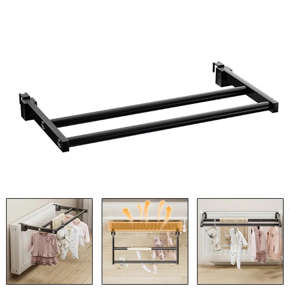 Bathroom Storage Towel Rail Hanging Towel Rail Radiator 30 40 50cm Long-lasting Performance No Drilling Required