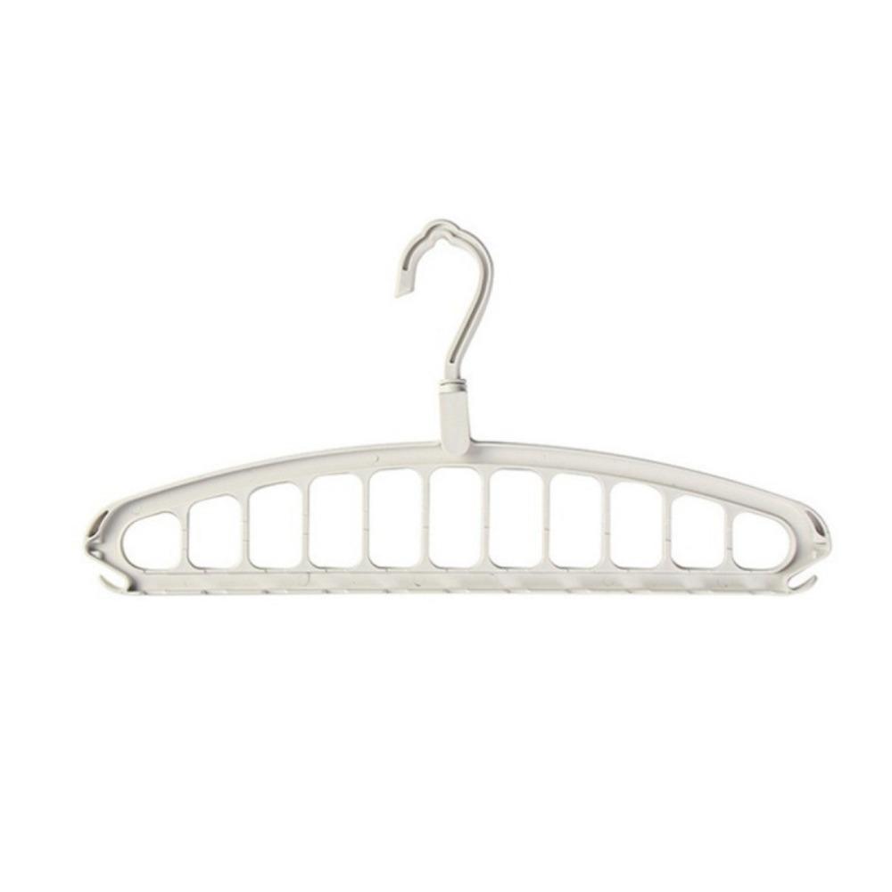 Folding Clothes Hanger Multi Slot Wardrobe Storage Rack New Rotating Hanger Closet Storage