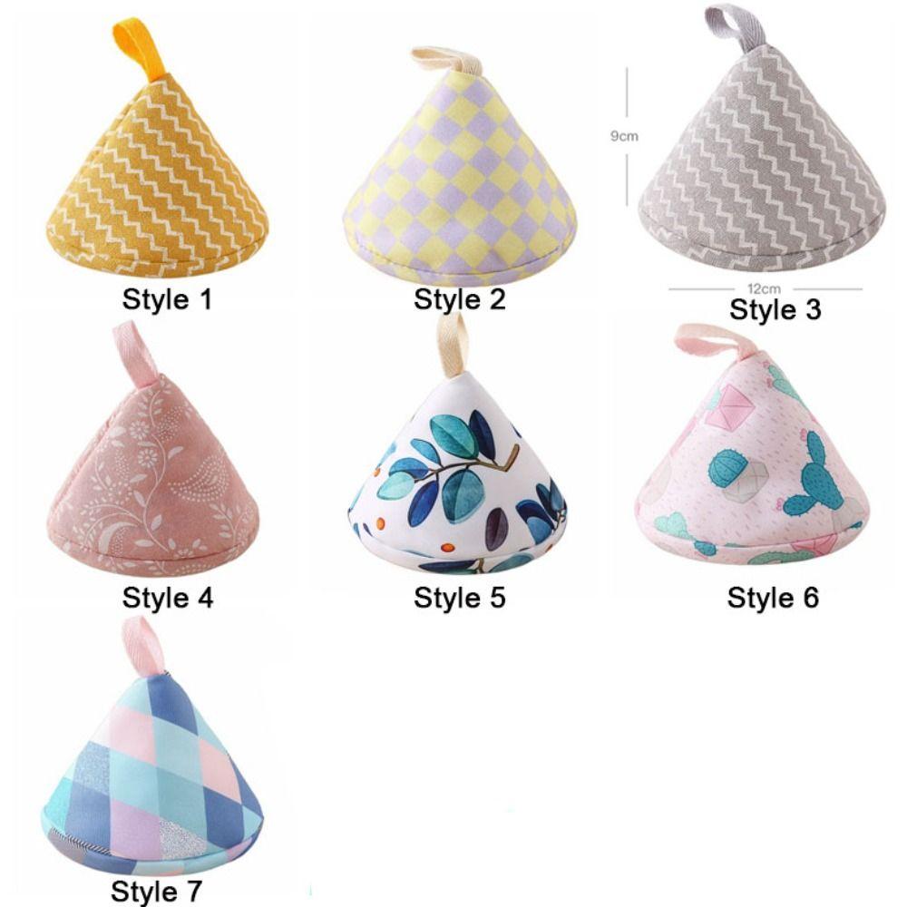 Cotton Anti-Scalding Pot Triangle Hat Cloth Cover Pot Holder Enamel Pot Pot Handle  Kitchen