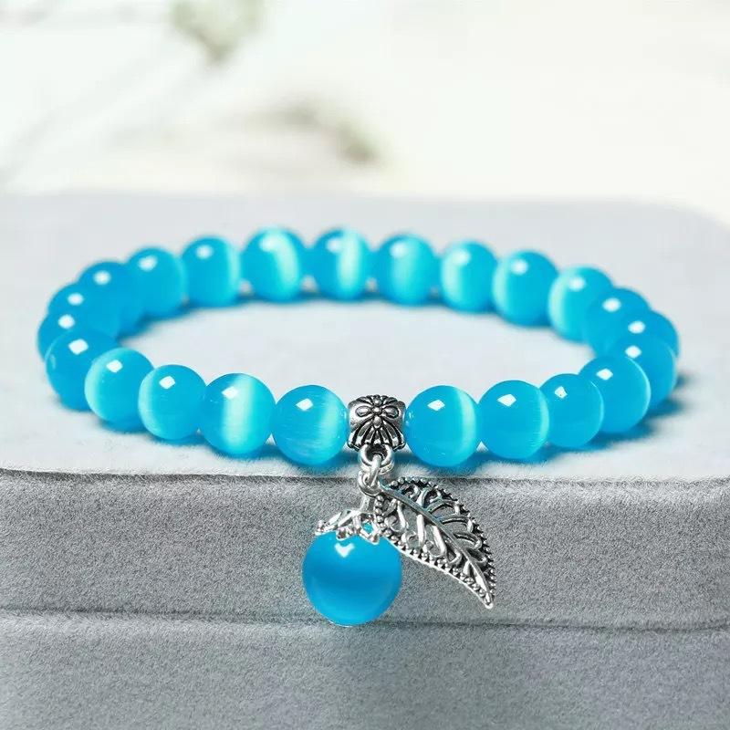 Mode Katzenauge Stein frauen Armband Nationalen Stil Buddha Bead Armband Dame Kristall Armband Schmuck