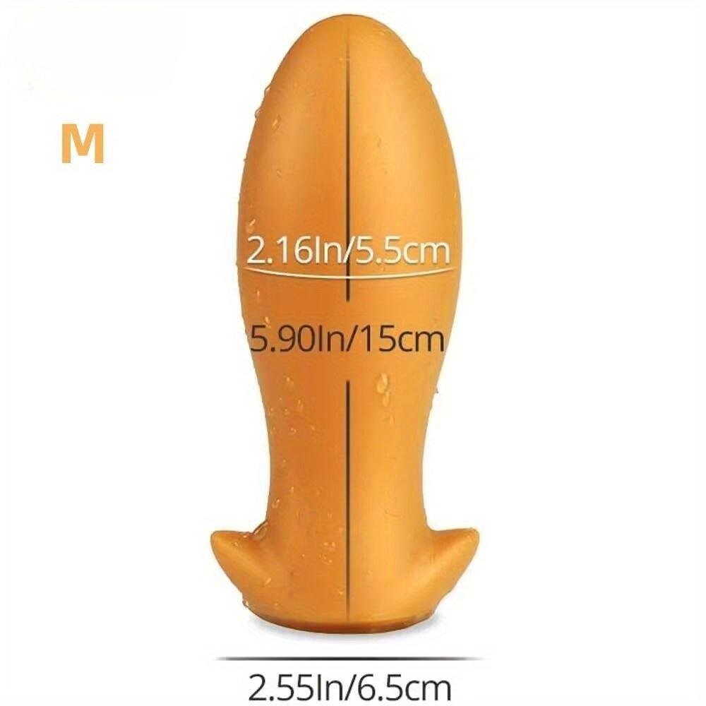 Super-Sized Anal Plug Trainer: Liquid Silicone Anal Plug Prostate Massage Anus Dilator For Beginners Advanced Users