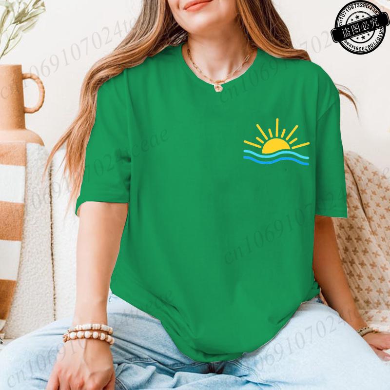 Summer Shirt,Beach Women's T-Shirts,Vacation Tee,Cute Summer Clothes,Girl Women Party Graphic T-Shirts,Trendy Fashion Tshirts