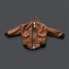 1/6 Scale Pilot Jacket Front Fastener Covering Pockets