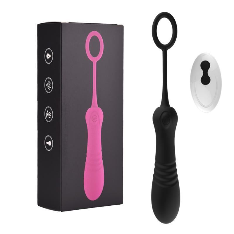 Vaginal Telescopic Vibrator Wireless Clitoral G Spot Stimulator Vibrating Egg Dildo Masturbation Sex Toy For Women