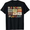 Tape Music 80s Retro Old School Playlist T-shirt Summer Casual Womes Tshirt Fashion Fitness Tops Tshirt Hip Hop Streetwear