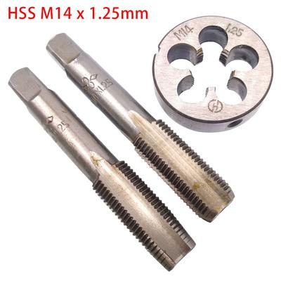 HSS Για Μ14 x 1.25mm Κωνικό & Πλακέτα & Για Μ14 x 1.25mm Μήτρα Μετρικό Σπείρωμα Δεξιόστροφο