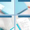 A4 60 Page Data Book Insert Folder Transparent Inner Page Data Storage Book Premium Durable Quality Useful Practical
