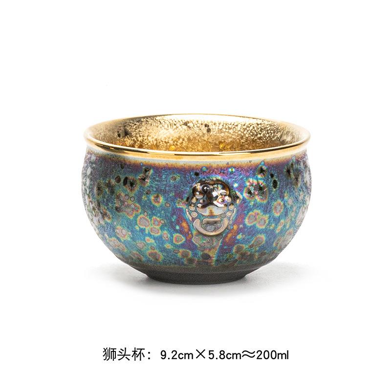 Creative Kung Fu Ceramic Teacup Kiln Transformation Japanese Style Water Cup Retro Porcelain Art Tea Bowl Drinkware