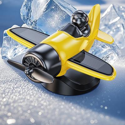 Pilot Car Decoration Solar Propeller Ornament Car Interior Decor