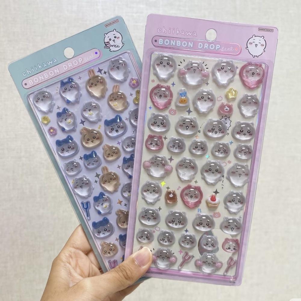 3D Crystal Sticker Chikawa Usagi Phone Case Decoration Nail Diy Decorative Stickers For Girl Notebook Laptop Toys Waterproof