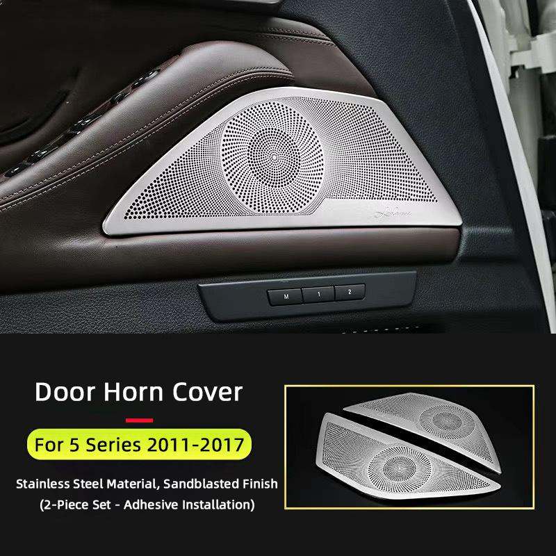 For BMW 5 Series F10 F07 F11 G30 F90 2011 2012-2016 2017 A-pillar Door Horn Cover Trunk Speaker Dashboard Audio Protective Case