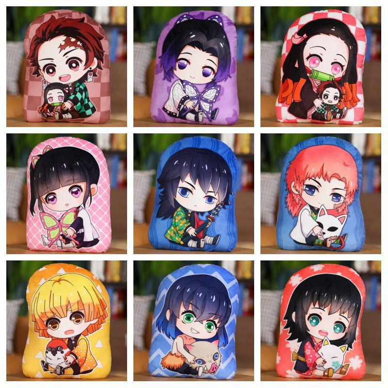 Anime Demon Slayer Kimetsu No Yaiba Plush Pillow Pendant Stuffed Toy Perfect For Collection And Decoration