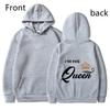 Fashion King & Queen Couple Hoodies Long Sleeve Pullover Couples Matching Outfits Streetwear Lovers Clothes Valentine Day Gifts