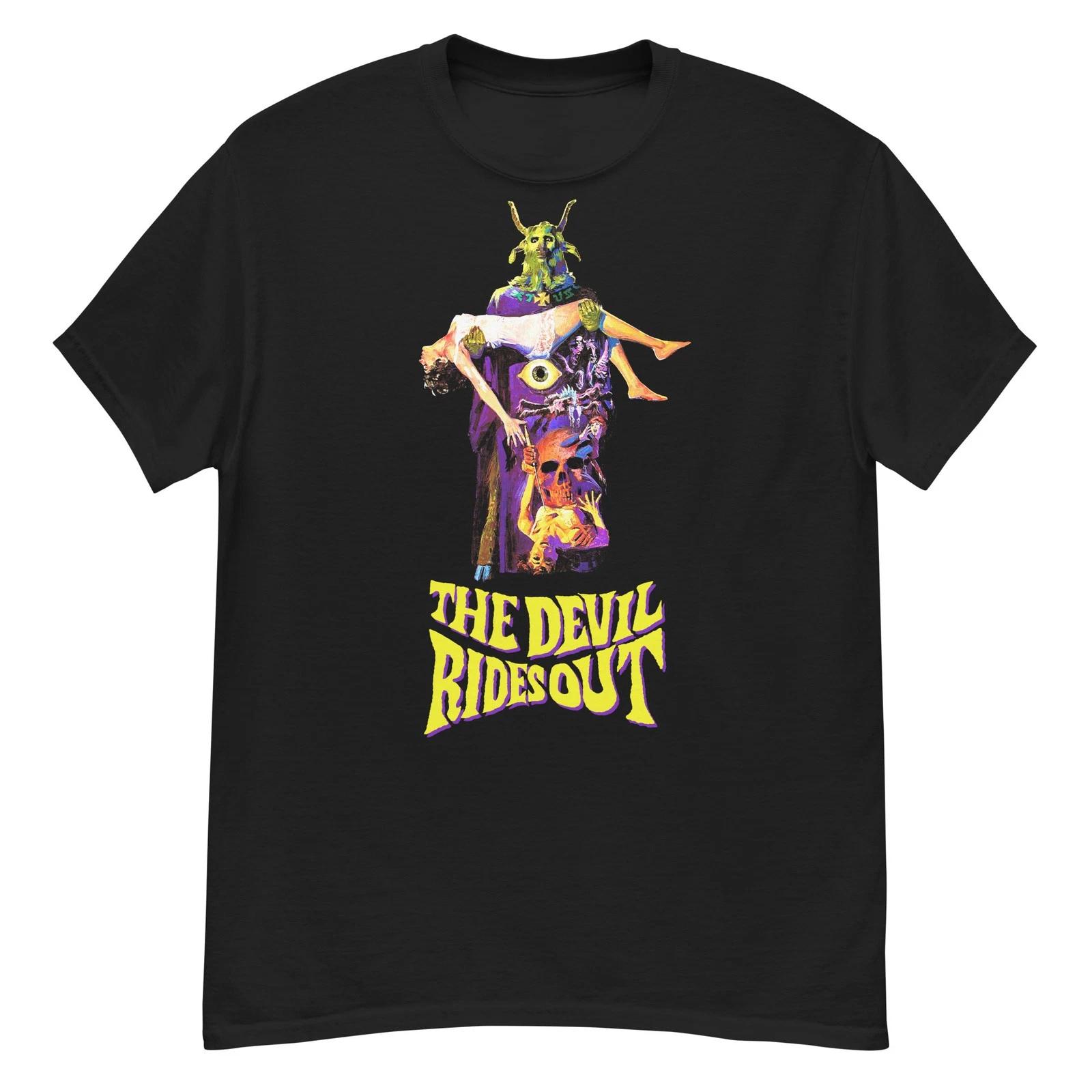 The Devil Rides Out cult Hammer horror film fan art t-shirt S