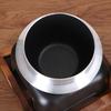 Portable Alcohols Burners Stove Cooking Pot with Wood Lid For Outdoor Picnics Hiking And Indoor Rice Making Cookware Set