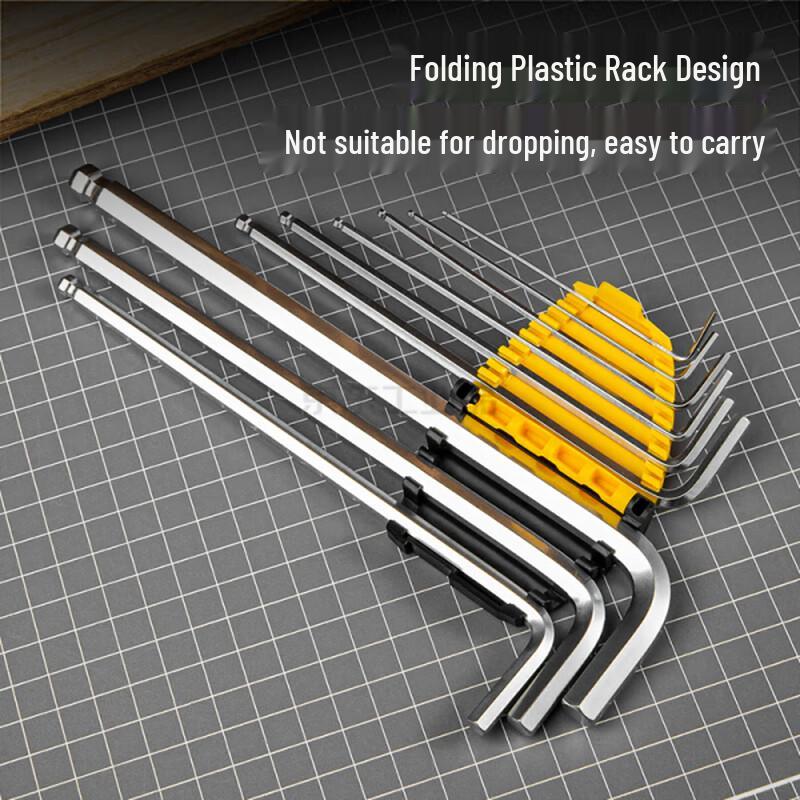 Deli Extra-Long Ball-End Hex Key Set