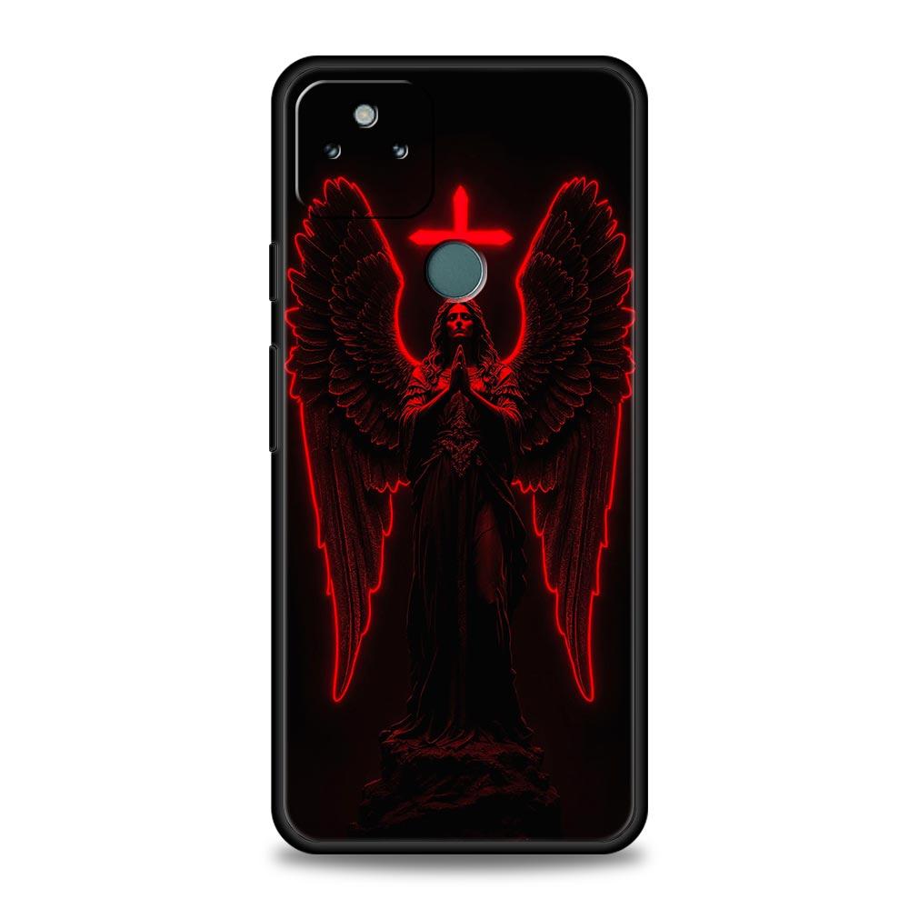 

Cross Pattern Element Design Phone Case Cover for Google Pixel 10 9 8 7 6 9A 8A 7A 6A Pro Shockproof Soft TPU 10 Pro XL Shell Pixel 6A