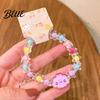 Toddler Safe Bead Bracelet for Kids Macaron Color Beads Elastic
