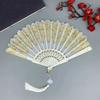 Elegant Vintage Hand Fan Multicolor Dance Performance Fans  Hand Held Party Decoration