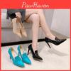 Women Toe 3542 Shoes Pointed Pumps Patent Leather Dress High Heels Boat Shoes Wedding Shoes