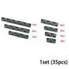 Technical MOC Thick Beam Studless Liftarm with Holes 1x3 1x5 1x7 1x9 1x11 Building Blocks DIY Toys